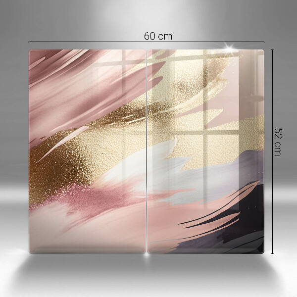 Steklena podloga za rezanje Pastelni madeži