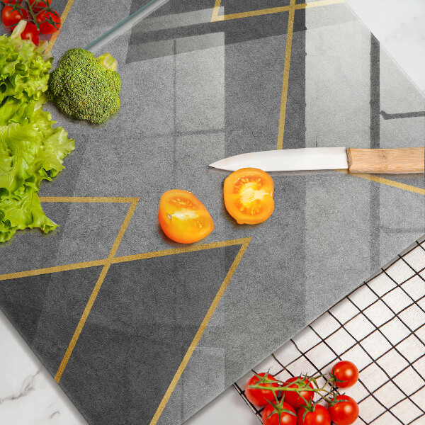 Steklena podloga za rezanje Ostre oblike