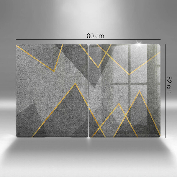 Steklena podloga za rezanje Ostre oblike