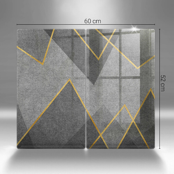 Steklena podloga za rezanje Ostre oblike