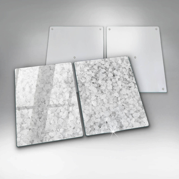 Steklena podloga za rezanje Kristali soli