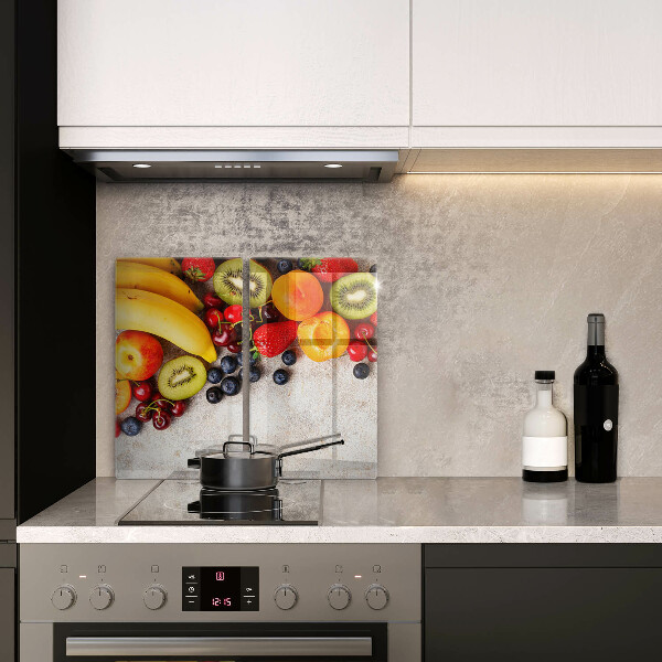 Steklena podloga za rezanje Praznično sadje