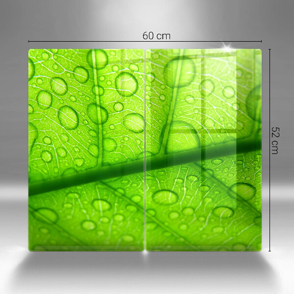 Steklena podloga za rezanje Bližnji posnetek lista