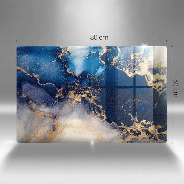 Steklena podloga za rezanje Marmorna abstrakcija