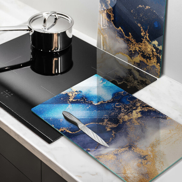 Steklena podloga za rezanje Marmorna abstrakcija