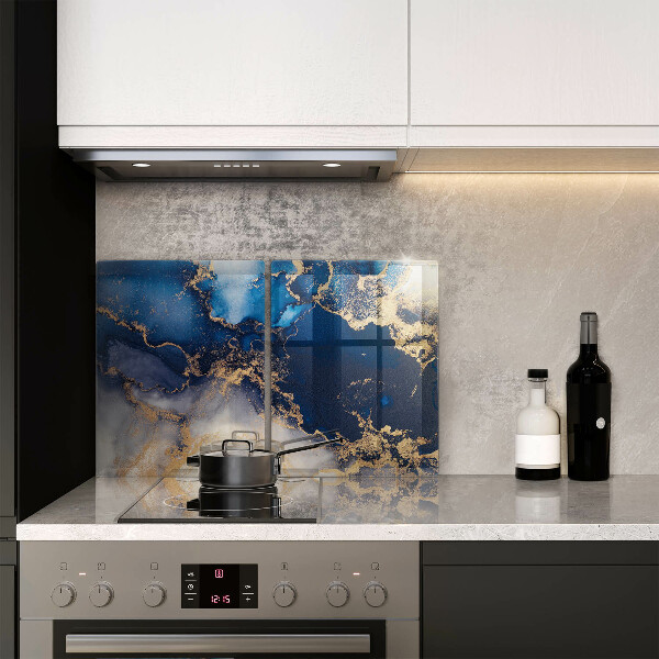 Steklena podloga za rezanje Marmorna abstrakcija