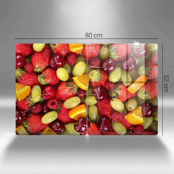 Steklena podloga za rezanje Poletno sadje