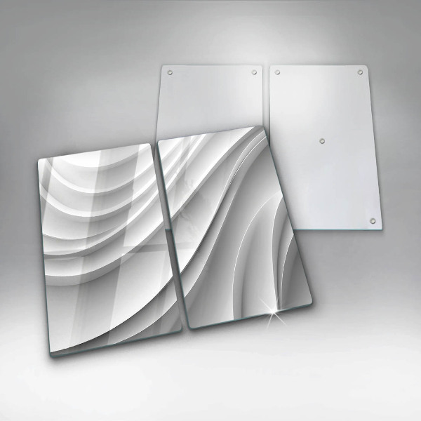 Steklena podloga za rezanje Geometrijske črte