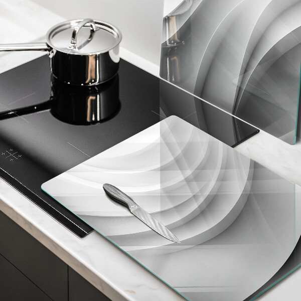 Steklena podloga za rezanje Geometrijske črte