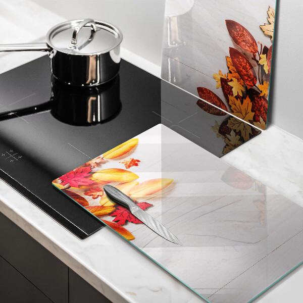 Steklena podloga za rezanje Jesensko listje