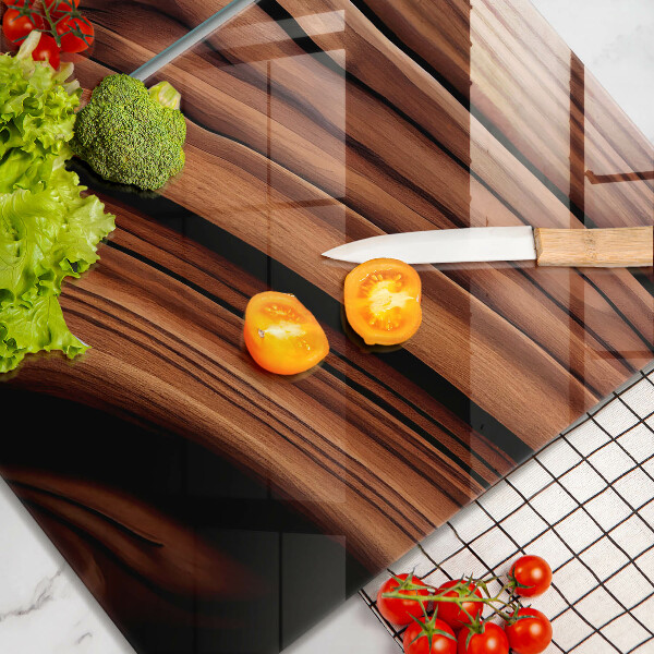 Steklena podloga za rezanje Struktura lesa