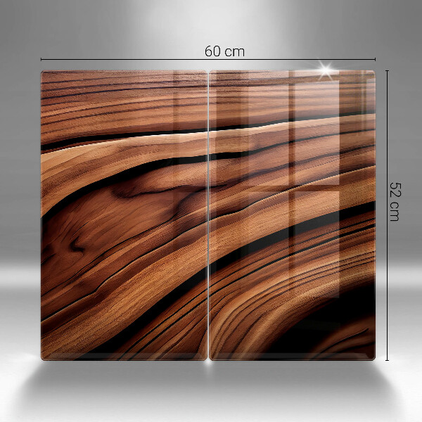 Steklena podloga za rezanje Struktura lesa