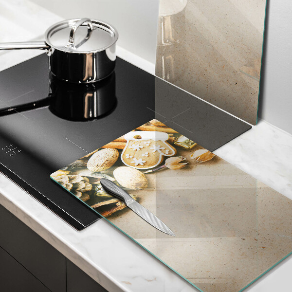 Steklena podloga za rezanje božični okraski