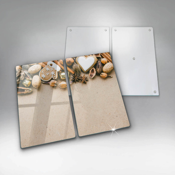 Steklena podloga za rezanje božični okraski