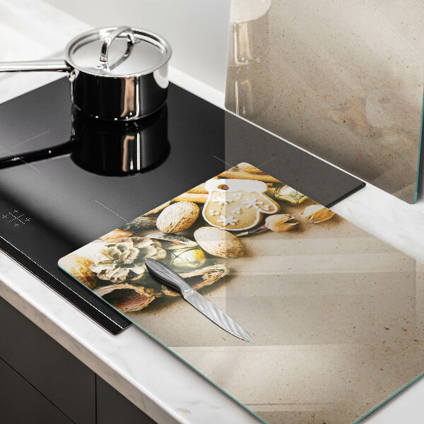 Steklena podloga za rezanje božični okraski