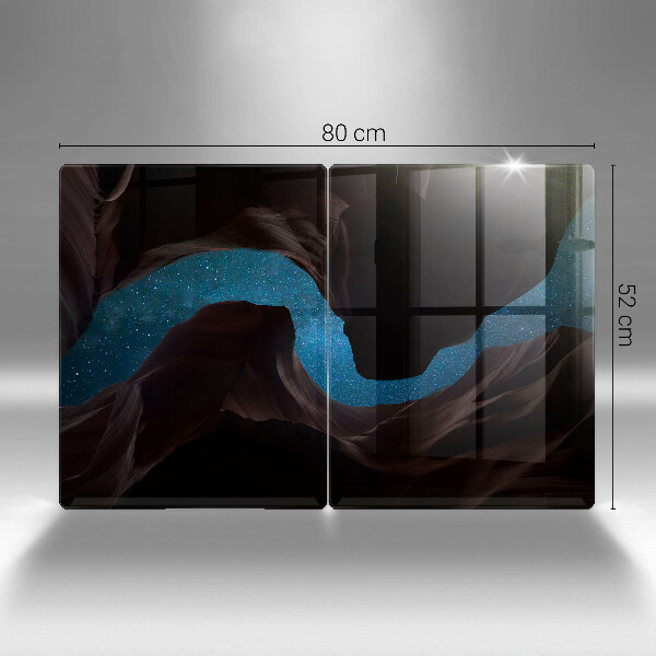 Steklena podloga za rezanje Zvezdnato nebo