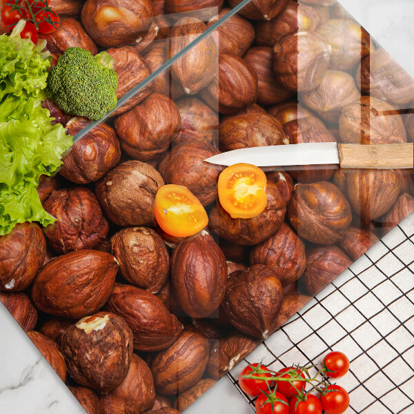 Steklena podloga za rezanje lešniki