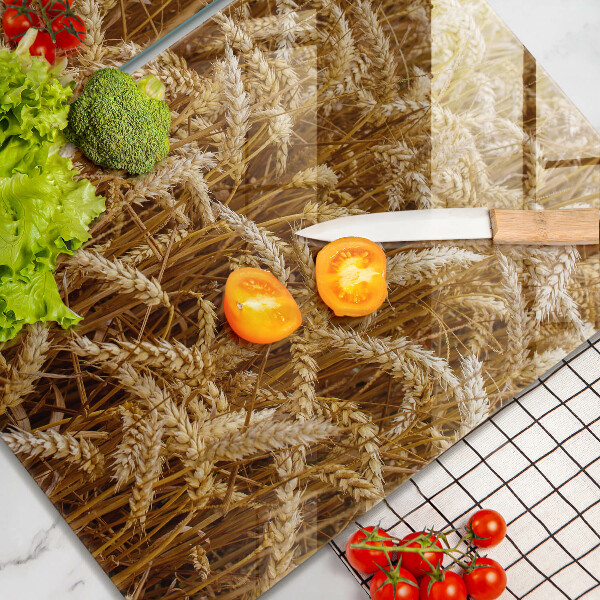 Steklena podloga za rezanje Polje žita