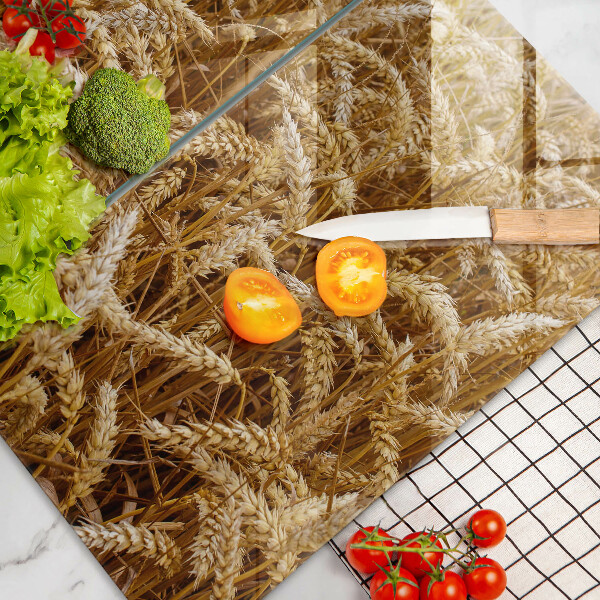 Steklena podloga za rezanje Polje žita