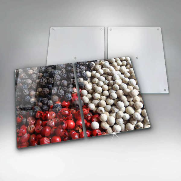 Steklena podloga za rezanje Črni poper