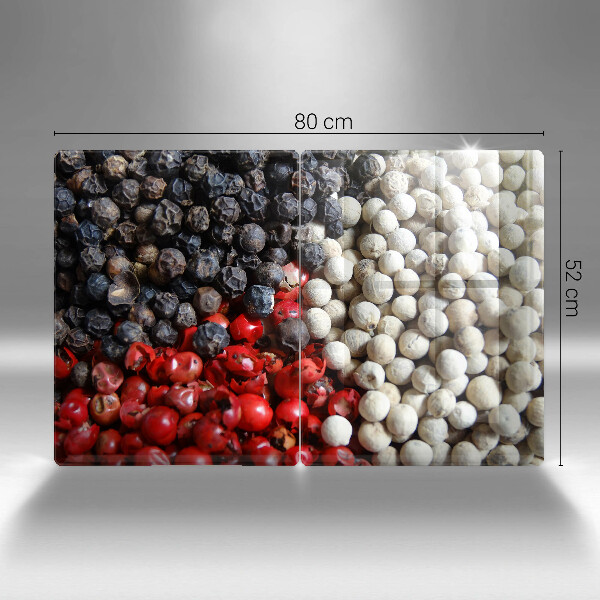 Steklena podloga za rezanje Črni poper