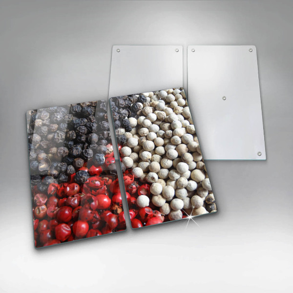 Steklena podloga za rezanje Črni poper