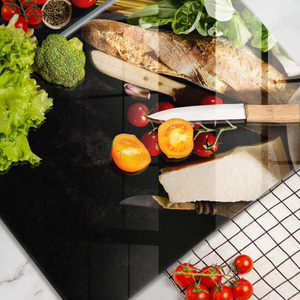 Steklena podloga za rezanje Italijanske sestavine in začimbe