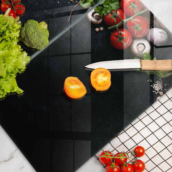 Steklena podloga za rezanje Pisana zelenjava