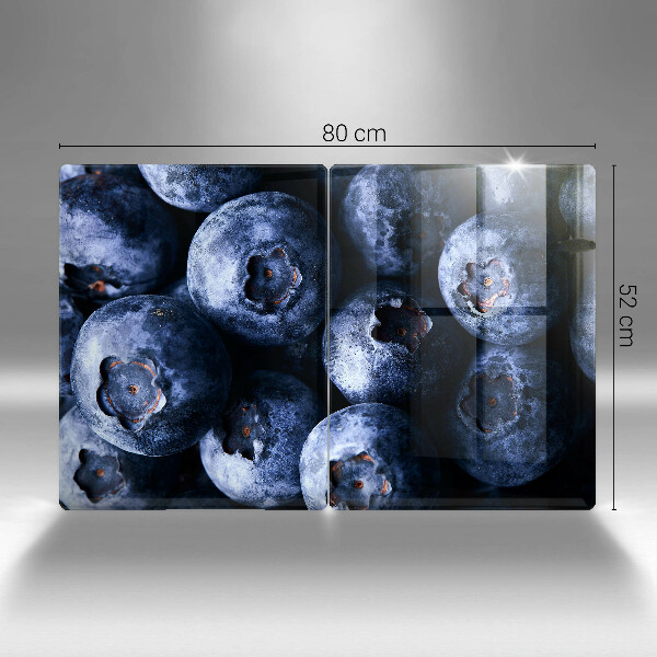 Steklena podloga za rezanje Jagode od blizu