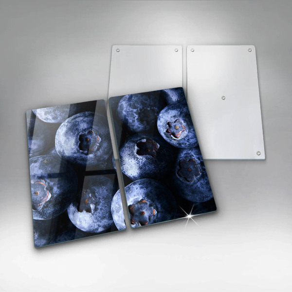 Steklena podloga za rezanje Jagode od blizu