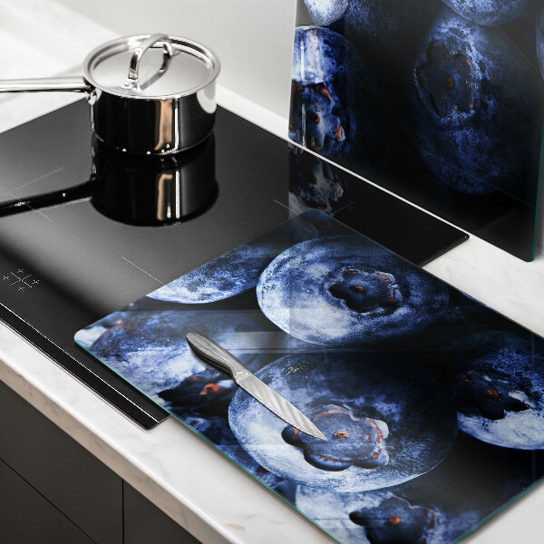 Steklena podloga za rezanje Jagode od blizu