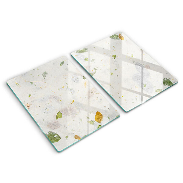 Steklena podloga za rezanje Padajoče listje