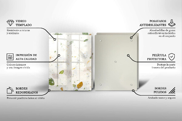 Steklena podloga za rezanje Padajoče listje