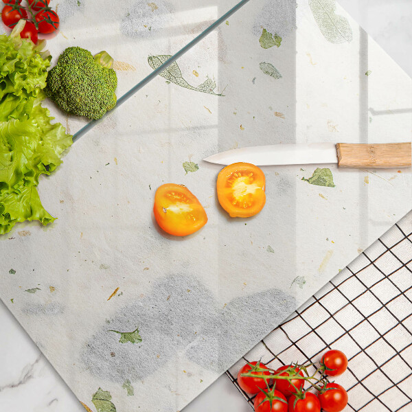 Steklena podloga za rezanje Padajoče listje