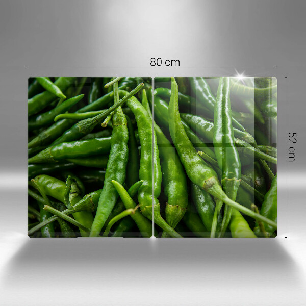 Steklena podloga za rezanje Grahovi stroki