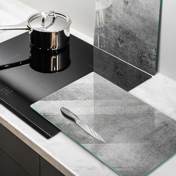 Steklena podloga za rezanje Tekstura betona