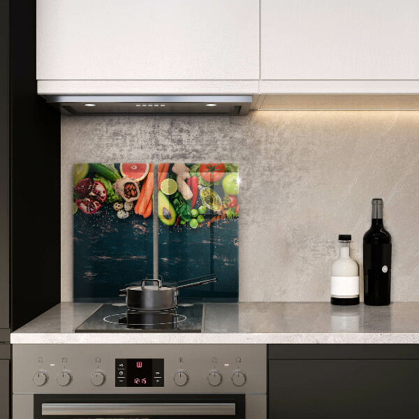 Steklena podloga za rezanje Sadje in zelenjava