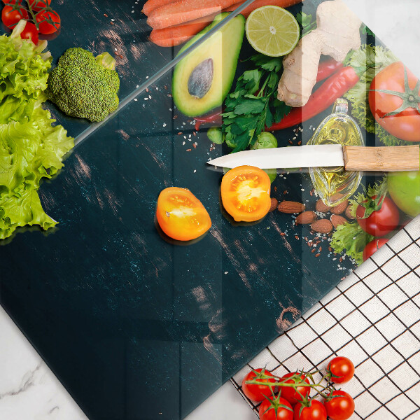 Steklena podloga za rezanje Sadje in zelenjava