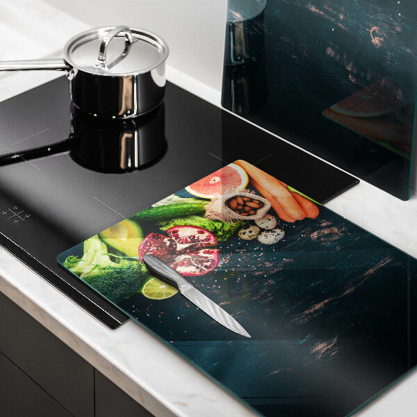 Steklena podloga za rezanje Sadje in zelenjava