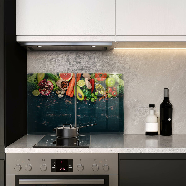 Steklena podloga za rezanje Sadje in zelenjava