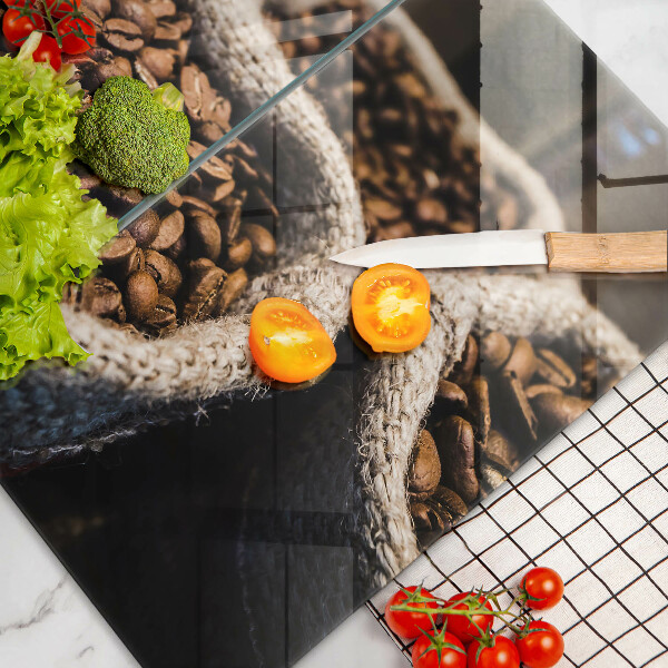 Steklena podloga za rezanje Vrečke kavnih zrn