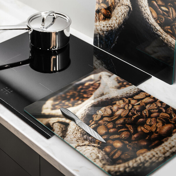 Steklena podloga za rezanje Vrečke kavnih zrn