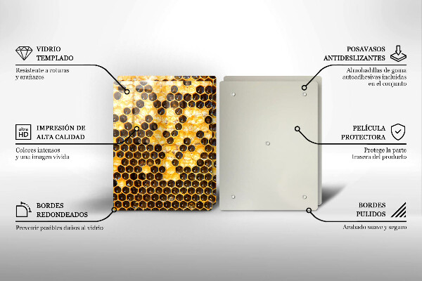 Steklena podloga za rezanje satja