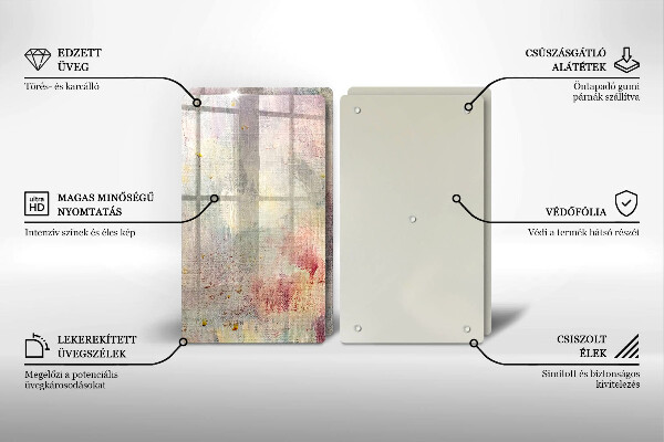 Steklena podloga za rezanje Barva teksture ozadja