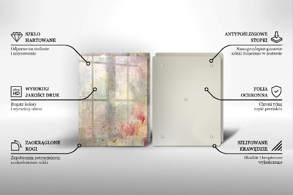 Steklena podloga za rezanje Barva teksture ozadja