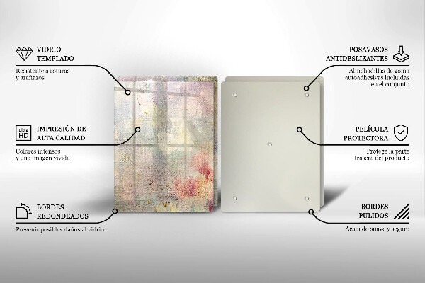 Steklena podloga za rezanje Barva teksture ozadja