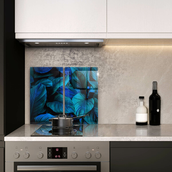 Steklena podloga za rezanje Listi vegetacije v džungli