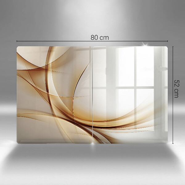 Steklena podloga za rezanje Abstraktne oblike