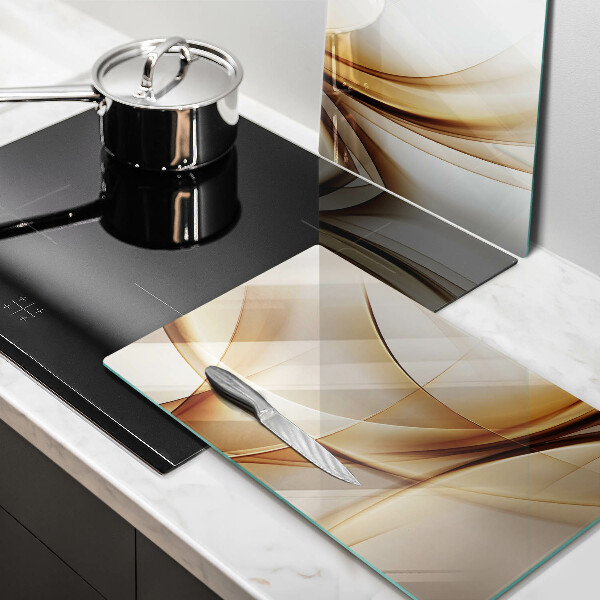 Steklena podloga za rezanje Abstraktne oblike