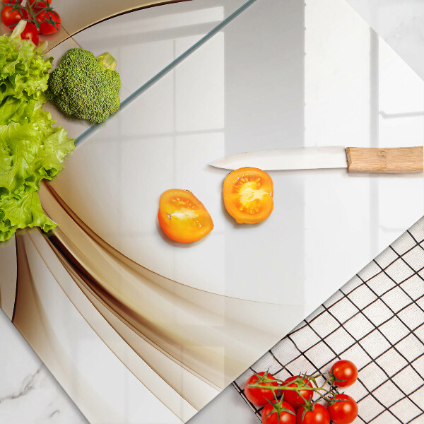 Steklena podloga za rezanje Abstraktne oblike